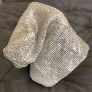 Aerie metallic silver slouchy hate